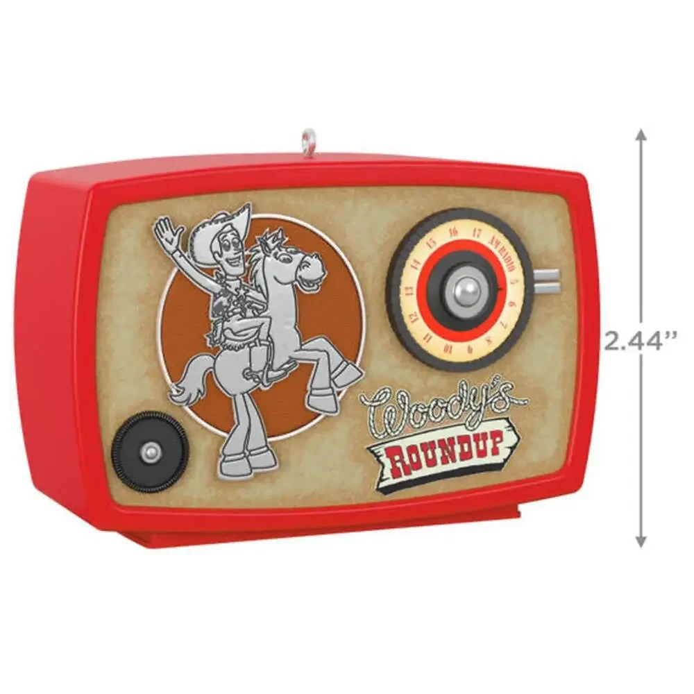 Hallmark Keepsake 2024 Pixar Toy Story Woody’s Roundup Radio Christmas Ornament